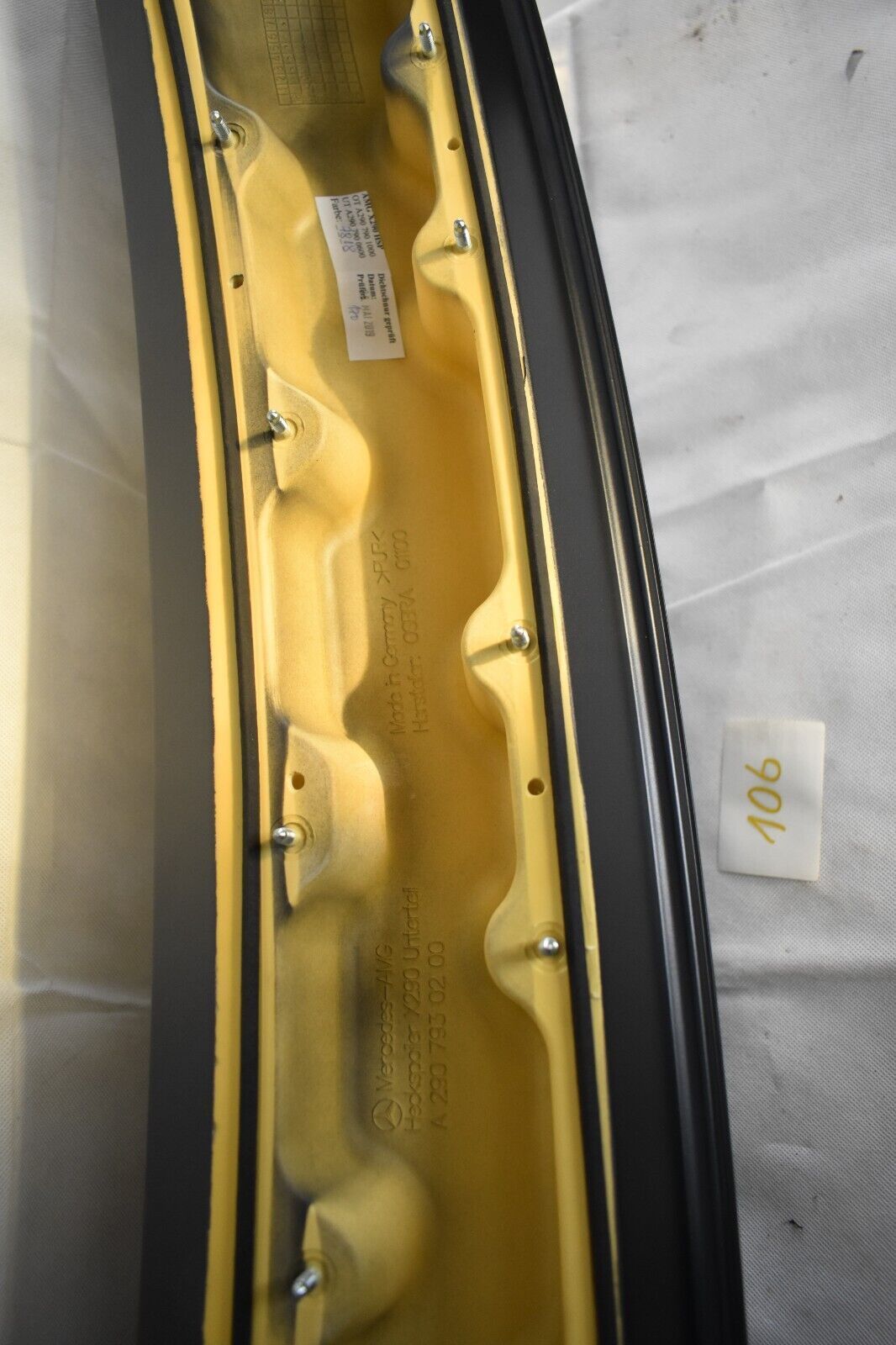 Original Mercedes AMG GT 290 X290 rear Spoiler Heckspoiler Graphitgrau Carbon
