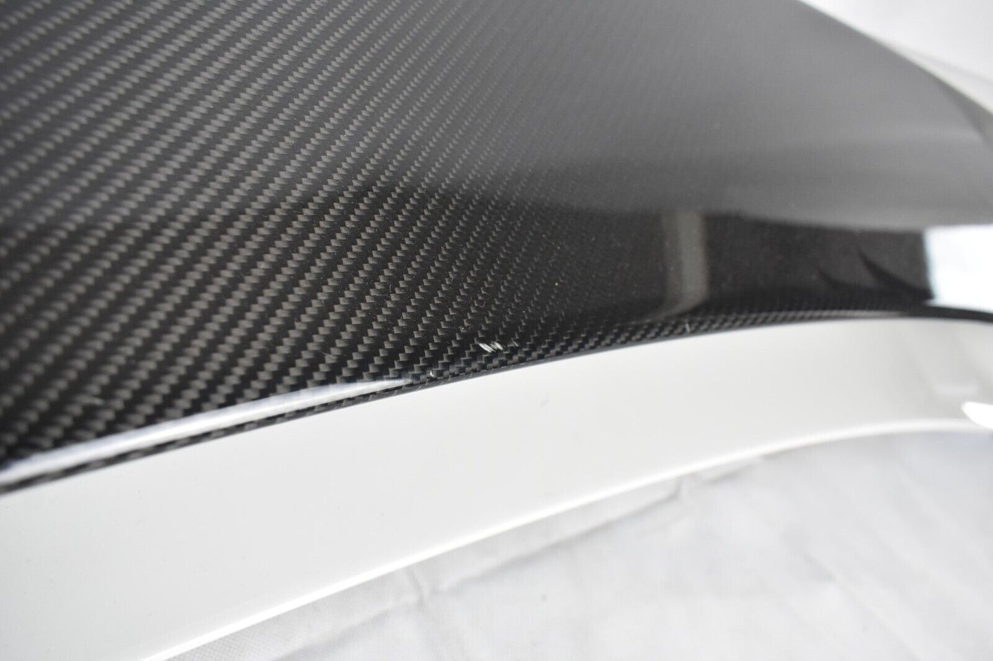 Original Mercedes AMG GT 290 X290 rear Spoiler Heckspoiler Polarweiß Carbon