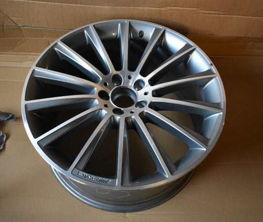 1 Original Mercedes w222 S Klasse AMG Alufelge silber a2224010500 9,5Jx20 ET38