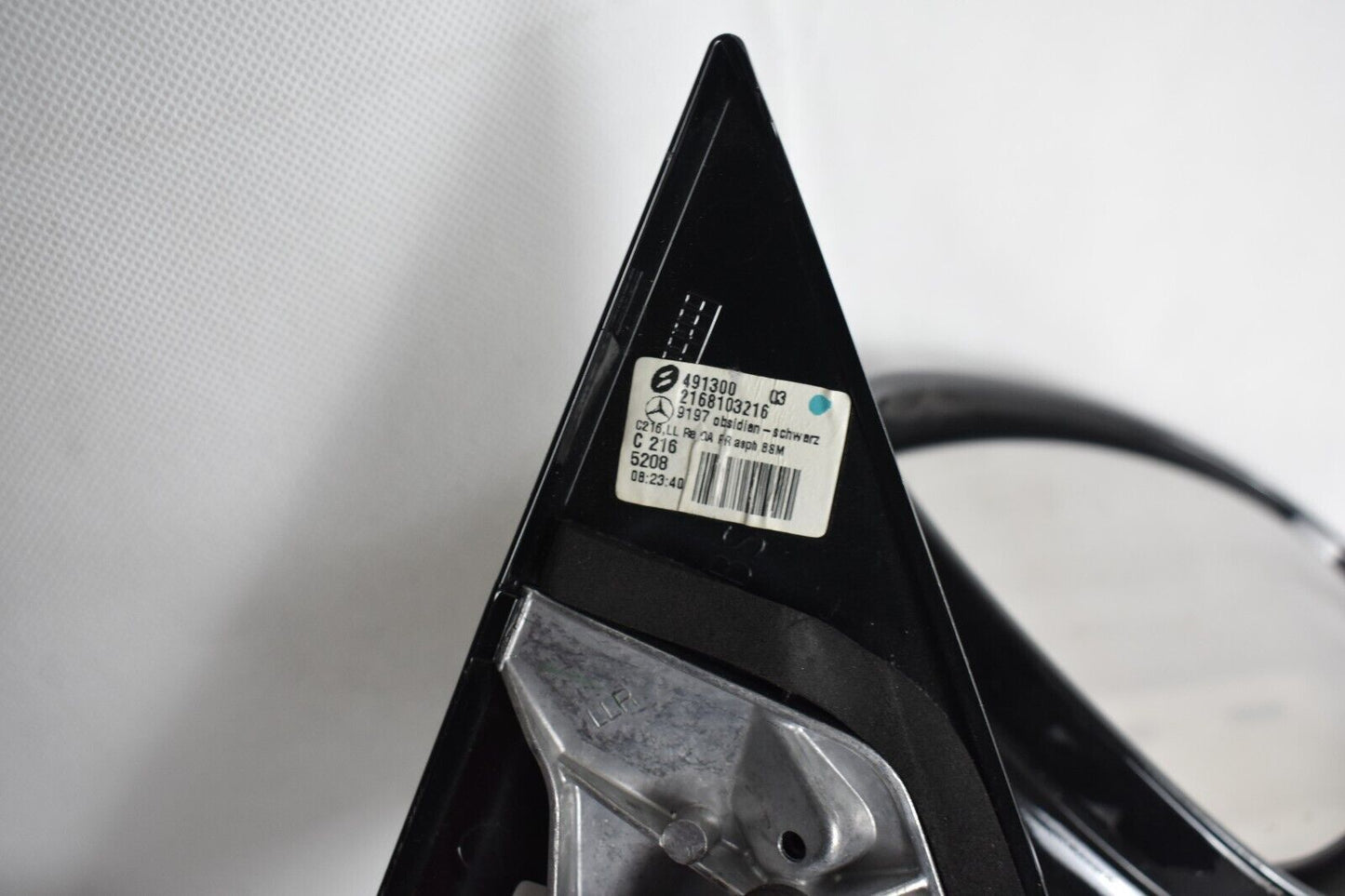 Original Mercedes Außenspiegel C216 w216 CL Spiegel rechts Schwarz a2168103216