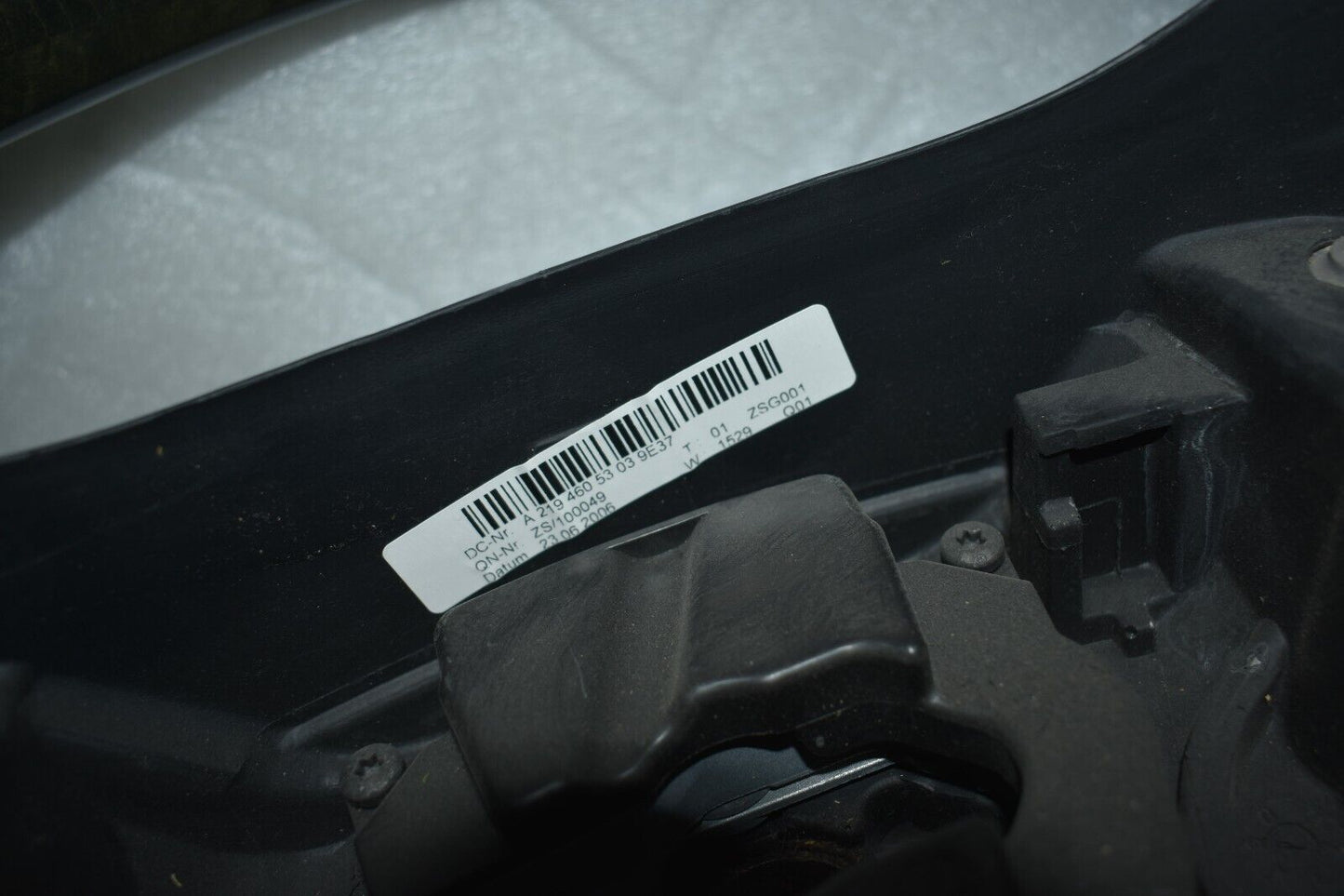 Original Mercedes CLK W209 Holzlenkrad a2194605303 Esche Schwarz Leder Schwarz