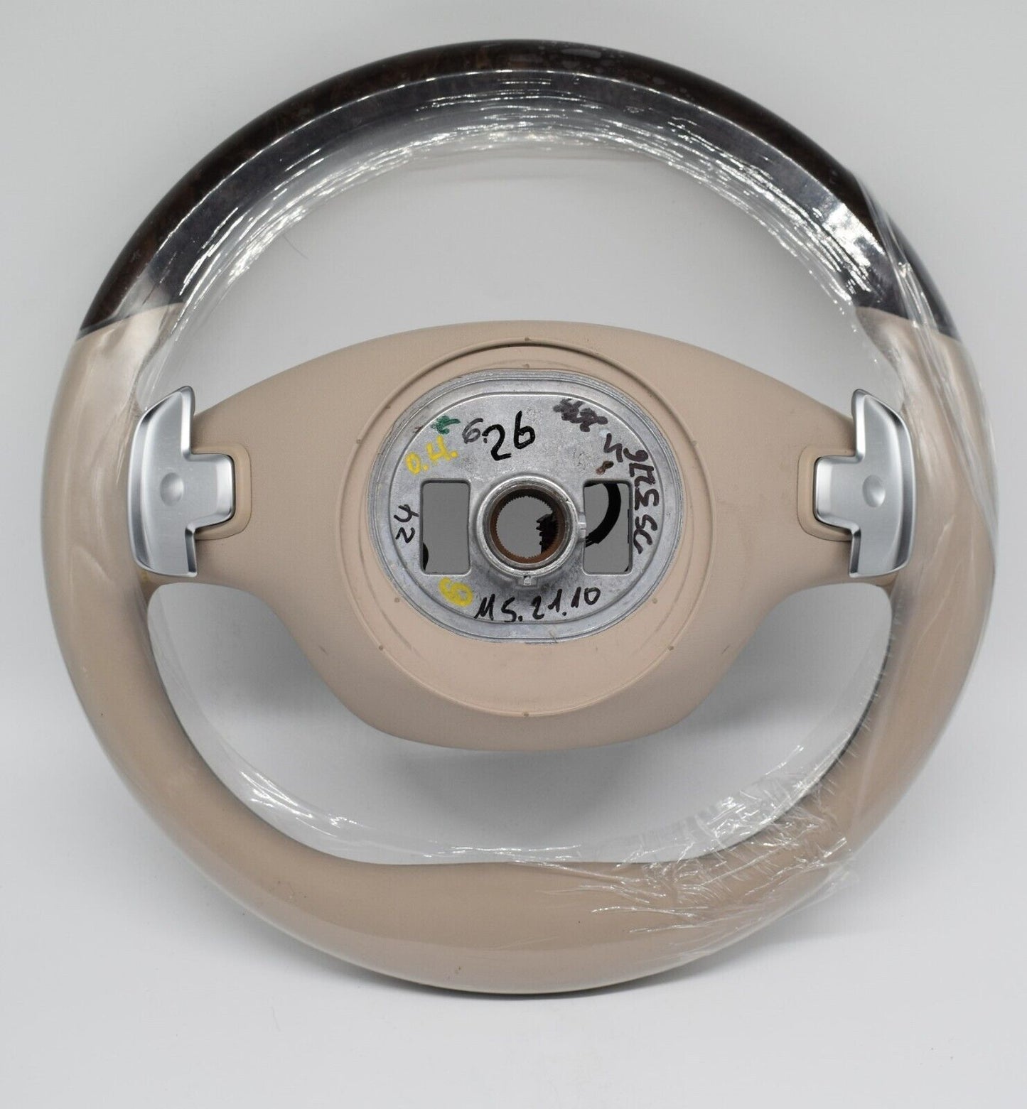 Original Mercedes Holzlenkrad w222 S Klasse Lenkrad Seidenbeige a2224605203