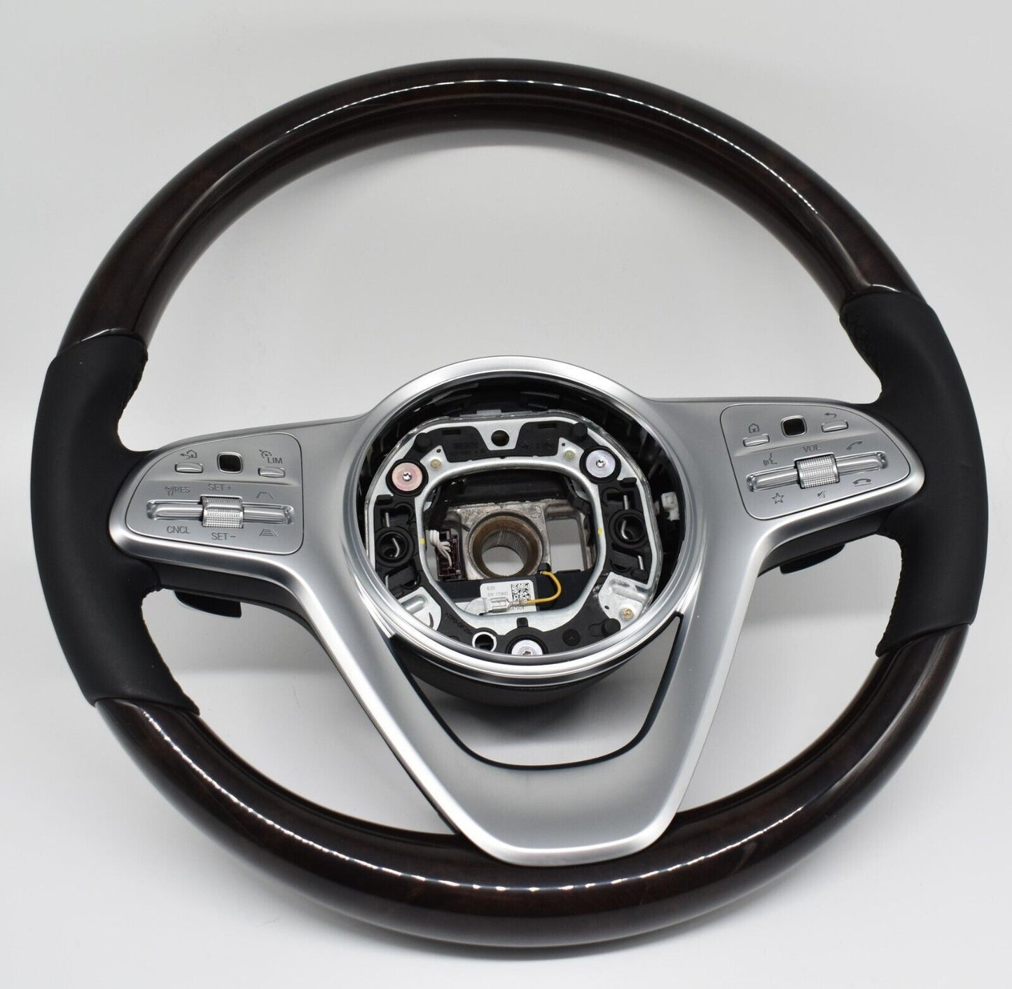 Original Mercedes w222 Lenkrad Holzlenkrad x222 schwarz heizbar A0004603304