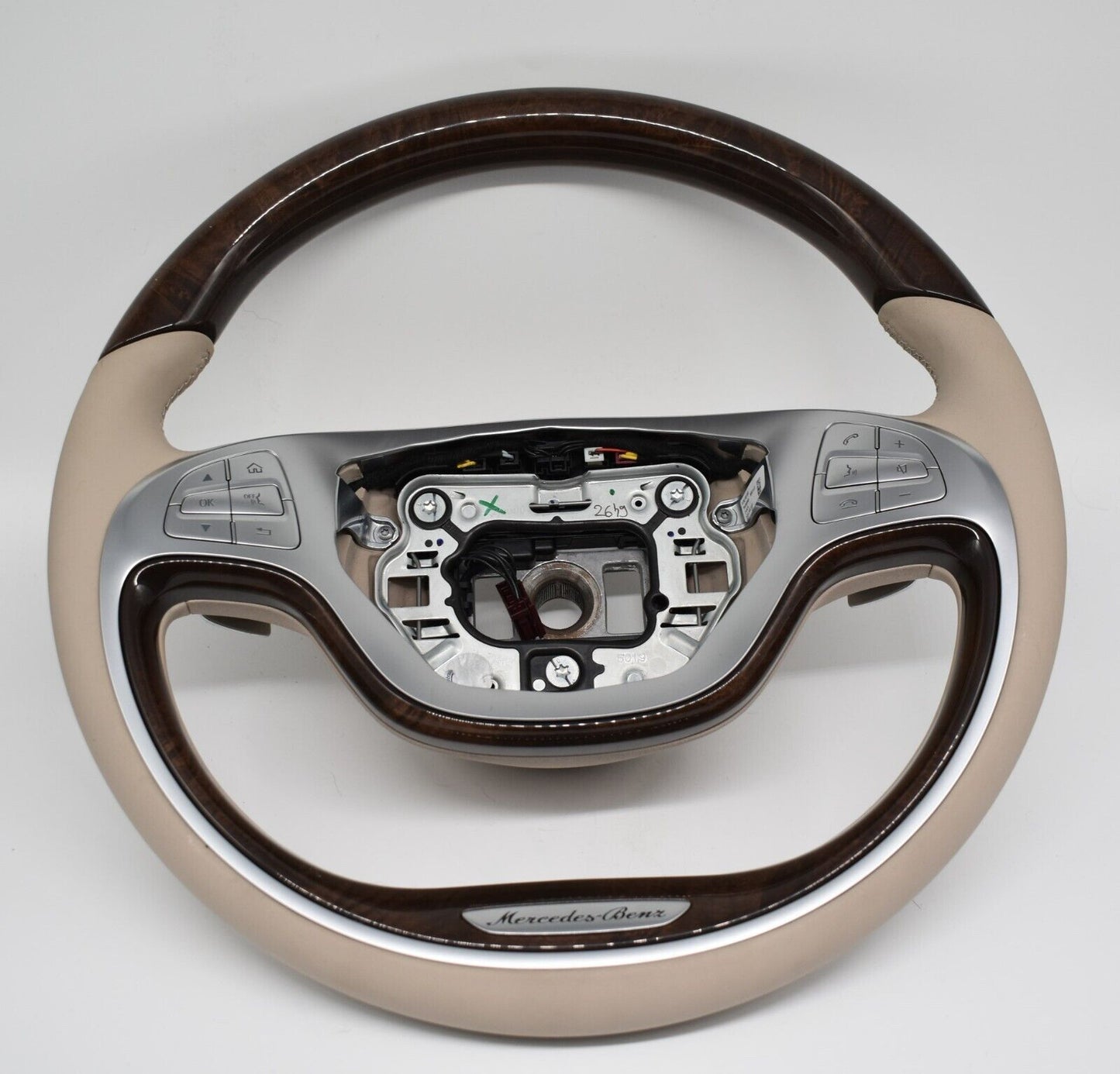Original Mercedes w222 x222 Maybach Holzlenkrad Lenkrad S Klasse a0024601603