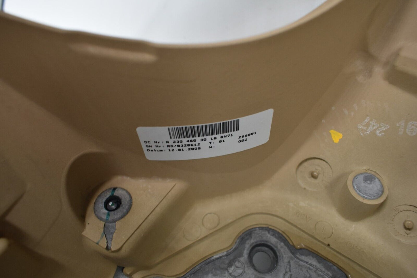 Original Mercedes CLS w219 Holzlenkrad Lenkrad Buckskin Wurzelnuss a2304603018