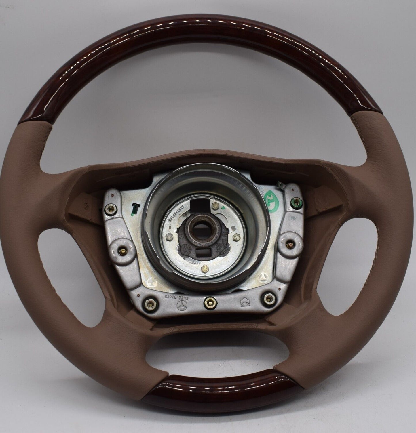 Original Mercedes w163 ML Holzlenkrad Lenkrad 163 Beige Wurzelnuss