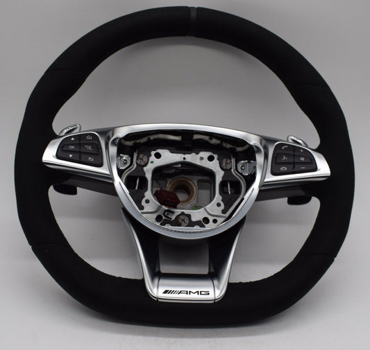Original Mercedes AMG Lenkrad GT C190 Alcantara A1904600603 graue Naht