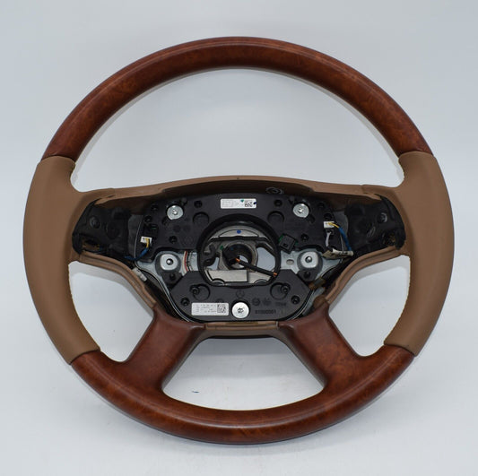Mercedes Holzlenkrad w216 Lenkrad CL S klasse w221 600 s500 a2214603303 heizbar