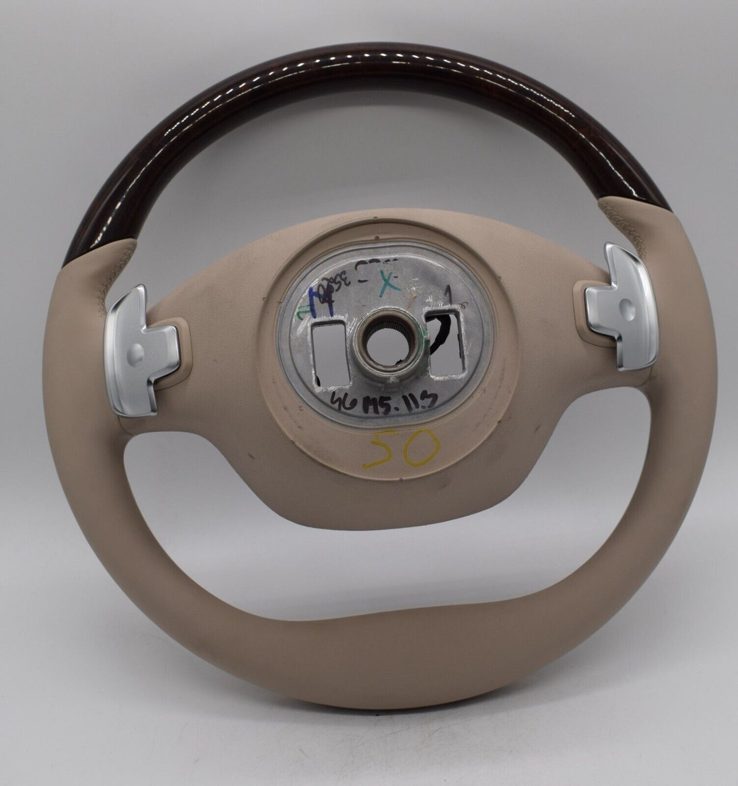 Original Mercedes Holzlenkrad w222 S Klasse Lenkrad Seidenbeige a2224600401