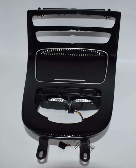 Original Mercedes S213 T Modell Mittelkonsole schwarz Ablagefach mitte