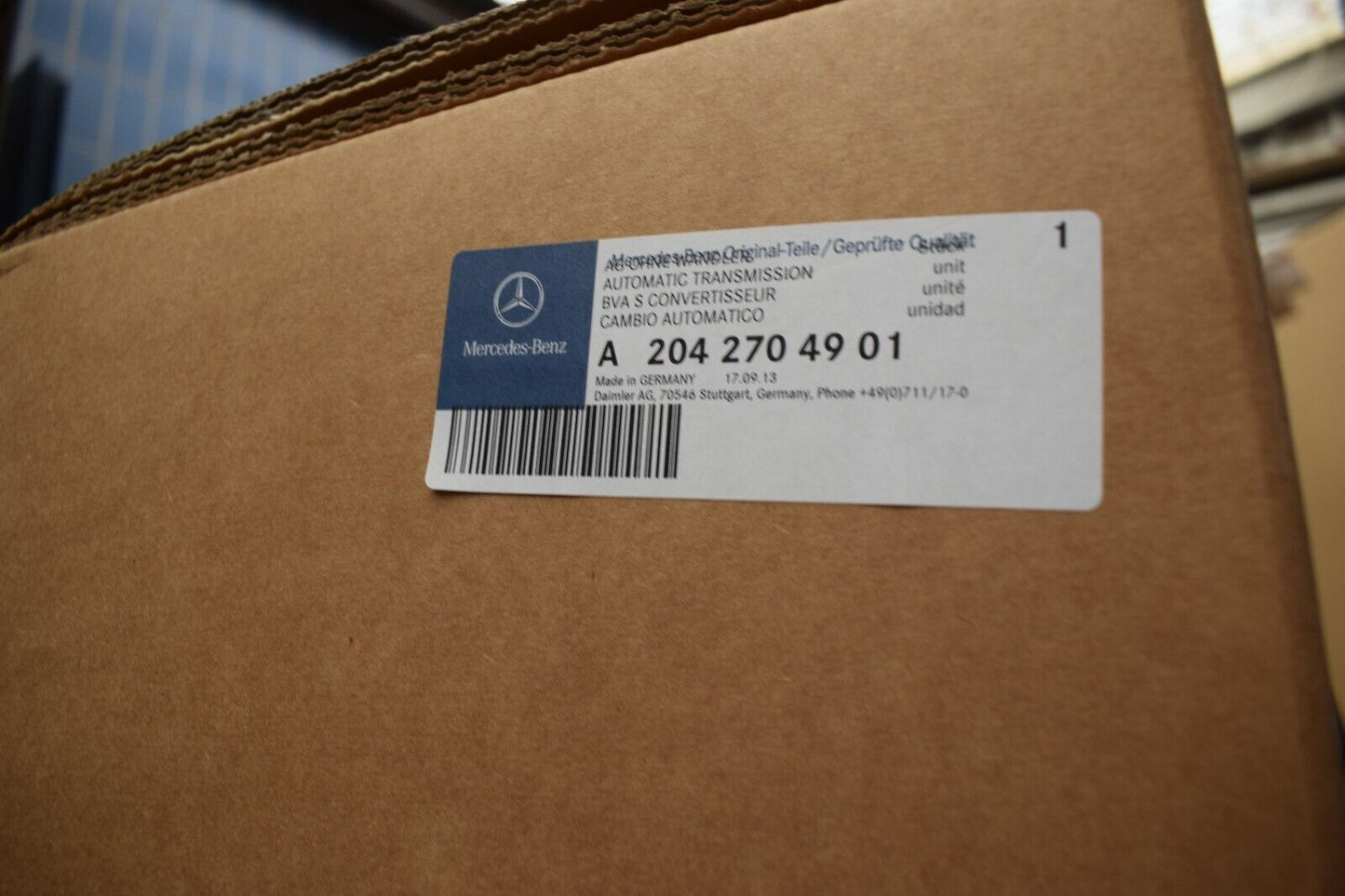 NEU Original Mercedes Automatikgetriebe BM722.902 7G Getriebe a2042704901 OVP
