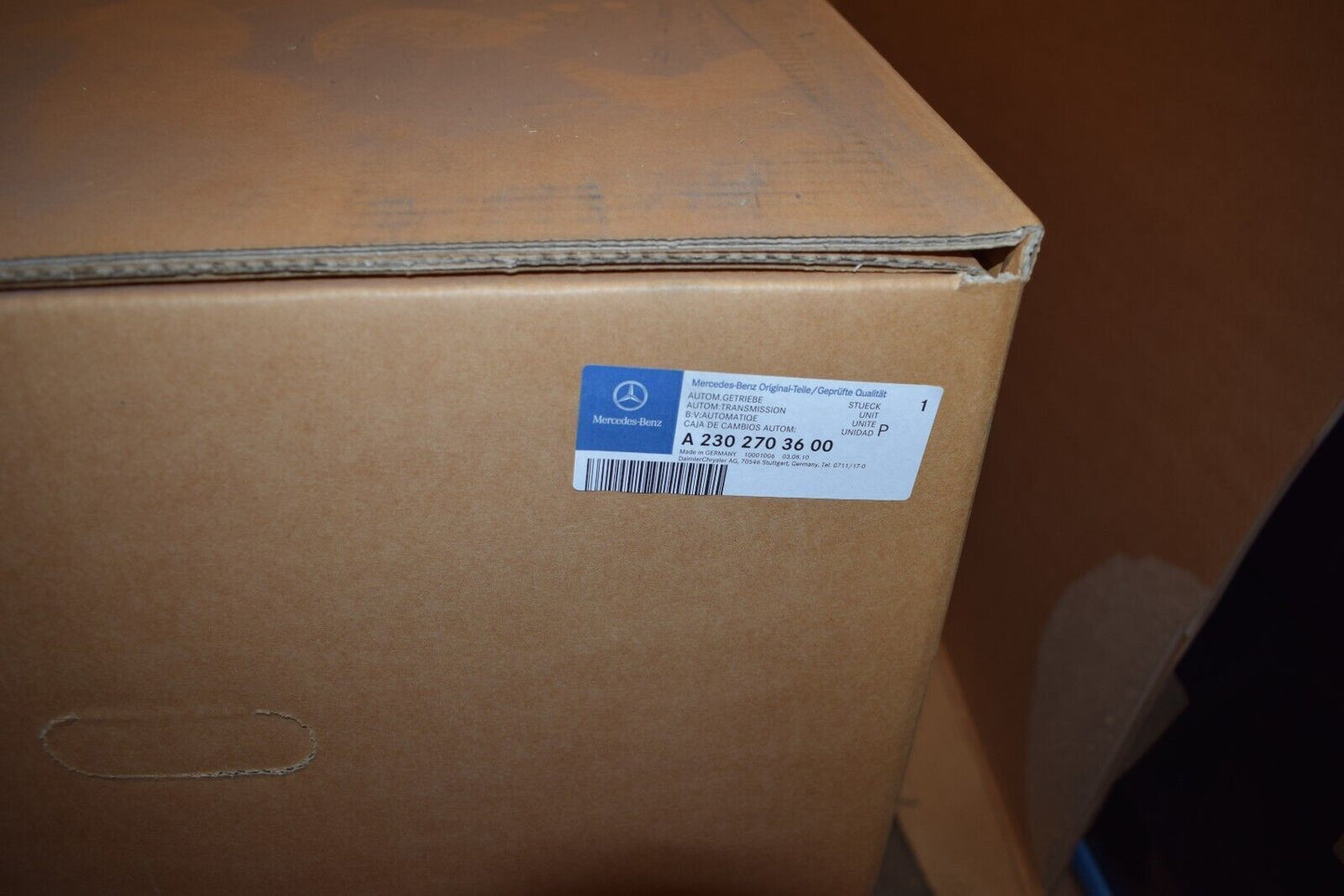 NEU Original Mercedes Automatikgetriebe BM722.904 7G Getriebe a2302703600 OVP