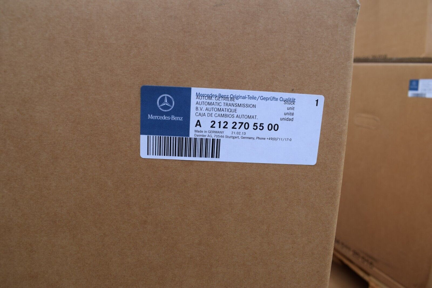 NEU Original Mercedes Automatikgetriebe w204 C180 5G Getriebe a2042708300 OVP