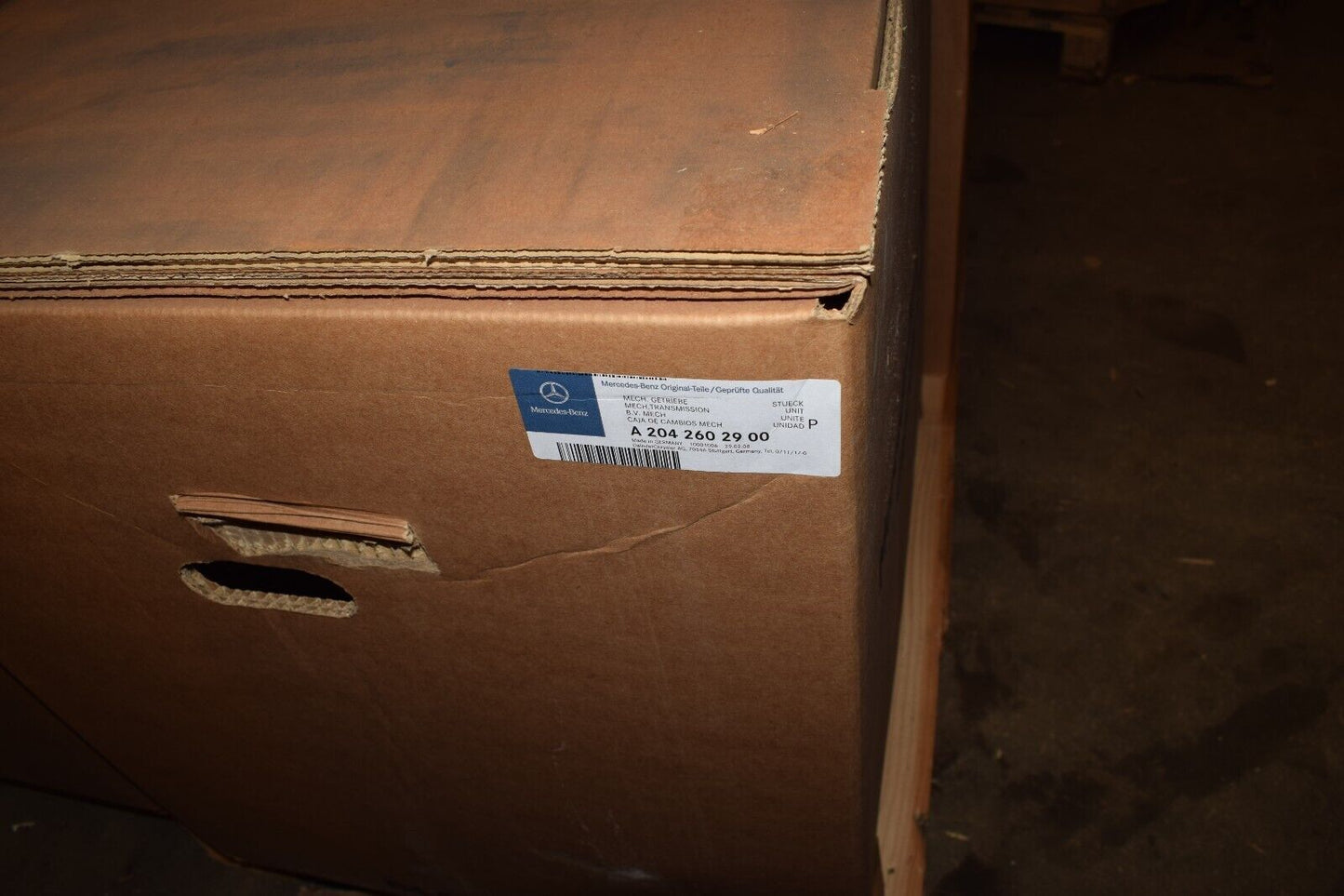Original Mercedes C Klasse w204 Getriebe a2042602900 BM716.636 Schaltgetriebe 6G
