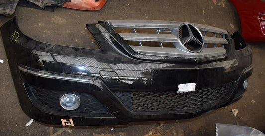 Original Mercedes w245 B Klasse Stoßstange vorne schwarz Kühlergrill