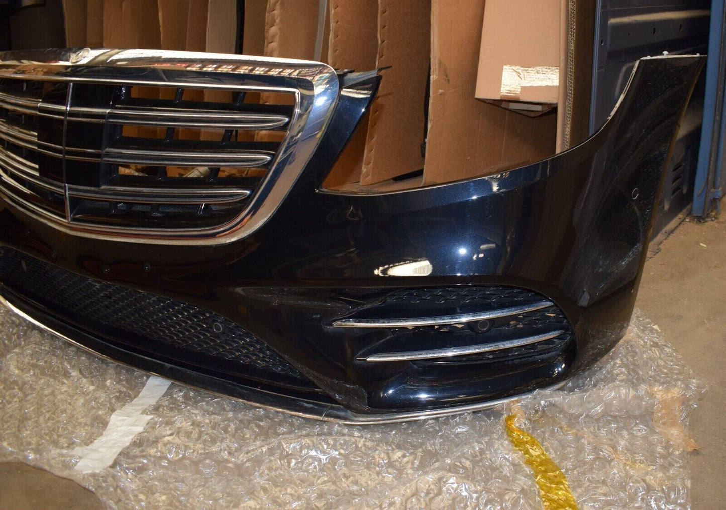 Mercedes w222 S Klasse AMG line Stoßstange schwarz 222 vorne
