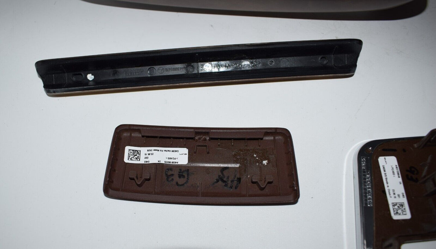 Original Mercedes G Klasse w463 500 AMG Leisten Satz Set OEM Zierleisten