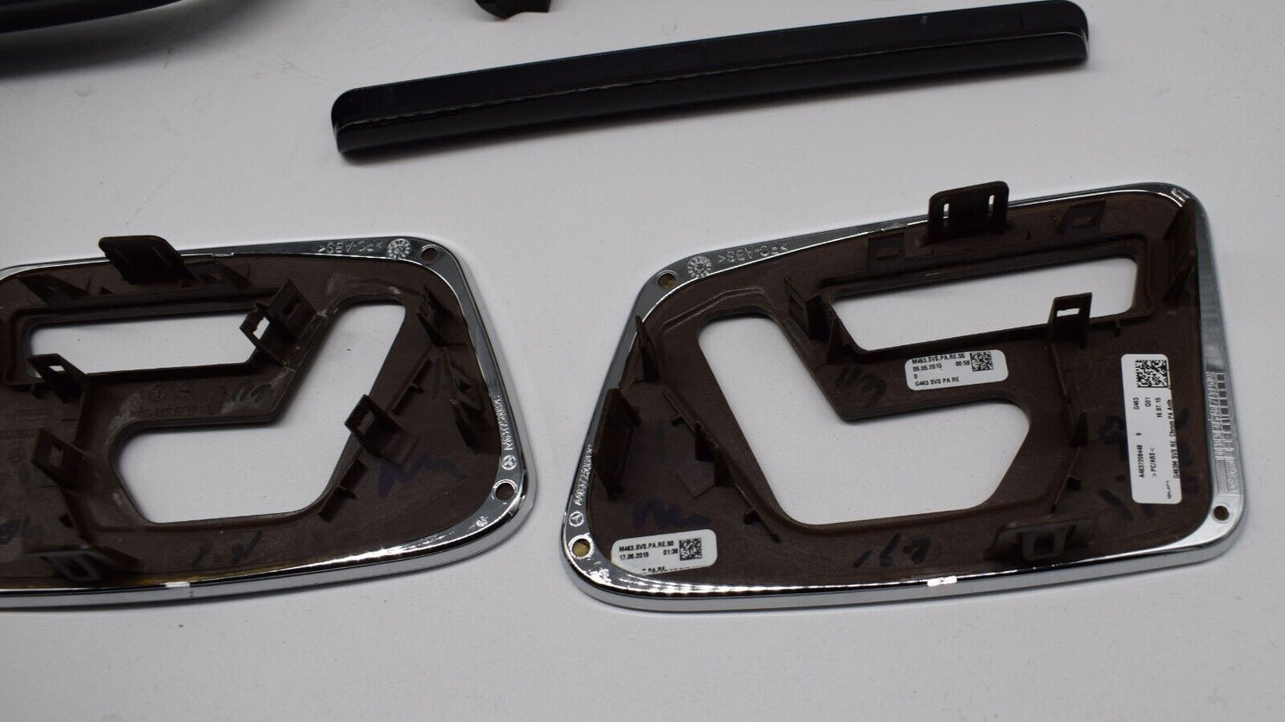 Original Mercedes G Klasse w463 500 AMG Leisten Satz Set OEM Zierleisten Pappel