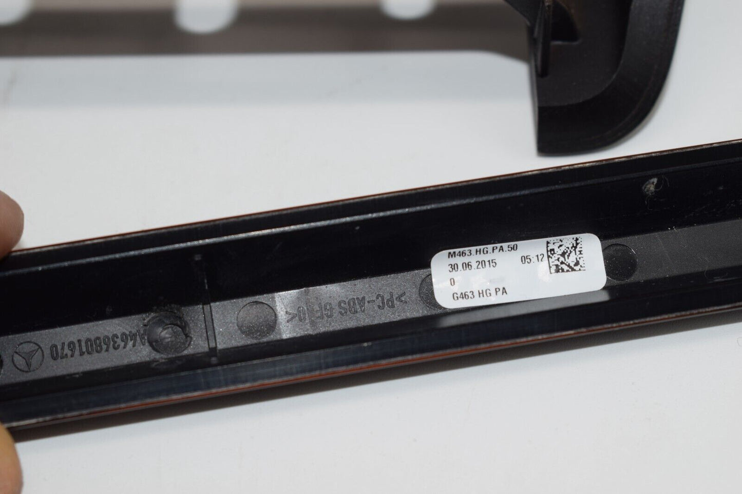 Original Mercedes G Klasse w463 500 AMG Leisten Satz Set OEM Zierleisten Pappel