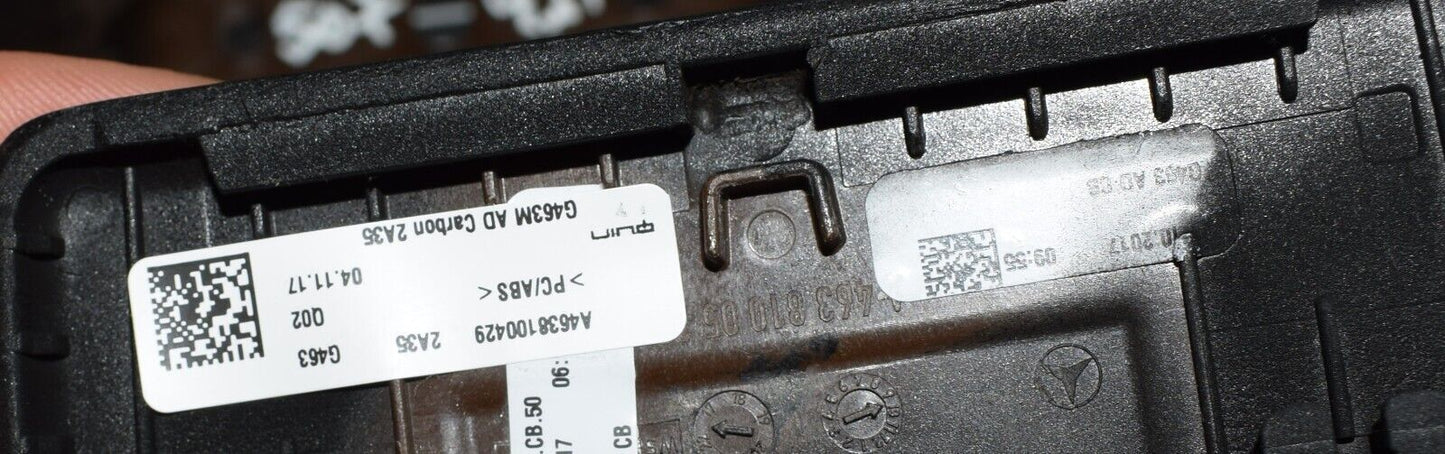 Original Mercedes G Klasse w463 G63 AMG Carbon Leisten Satz Set OEM Zierleisten