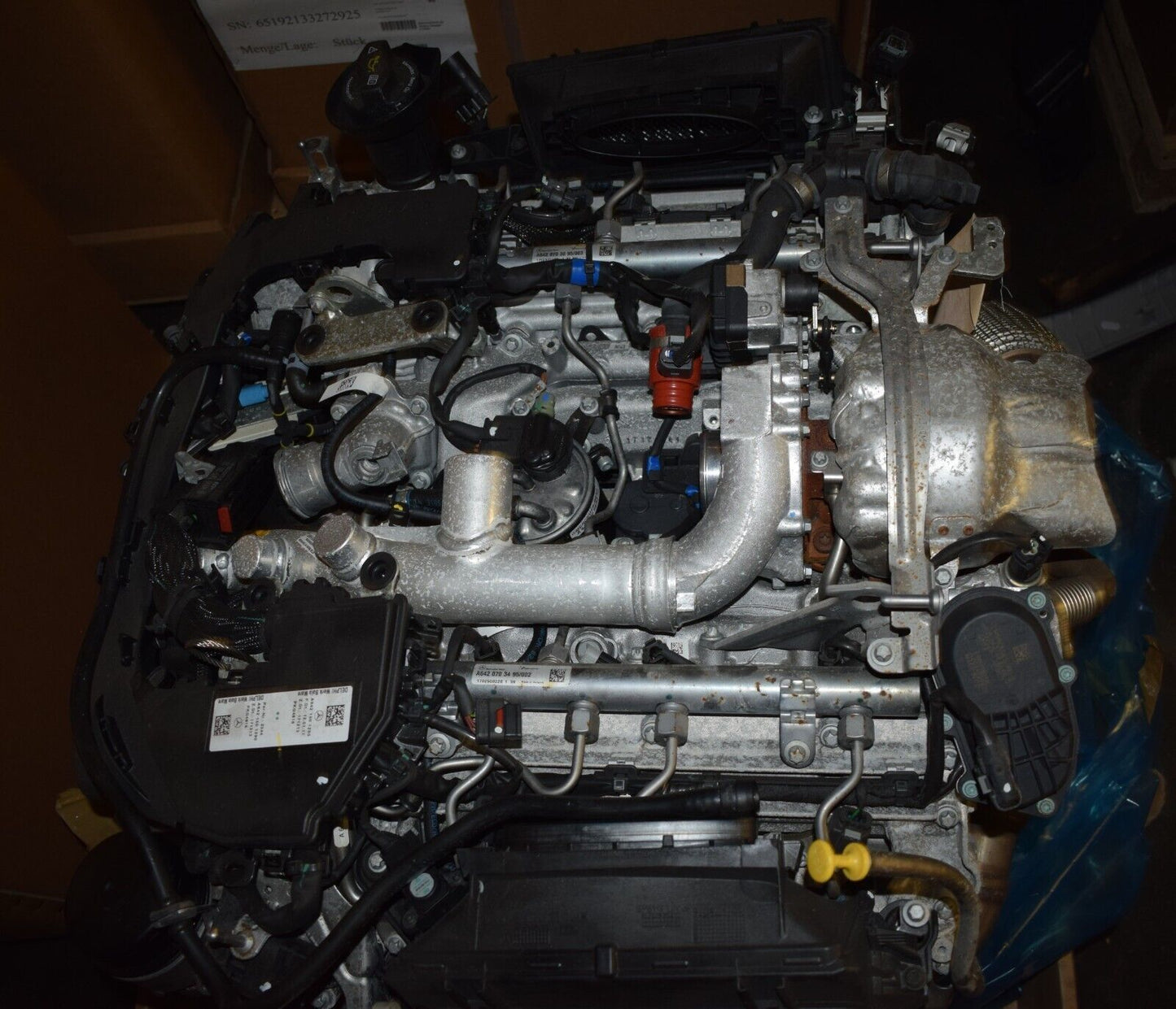 Mercedes Motor w166 GLE 350 D Motor Diesel V6 Om642826 A6420103909