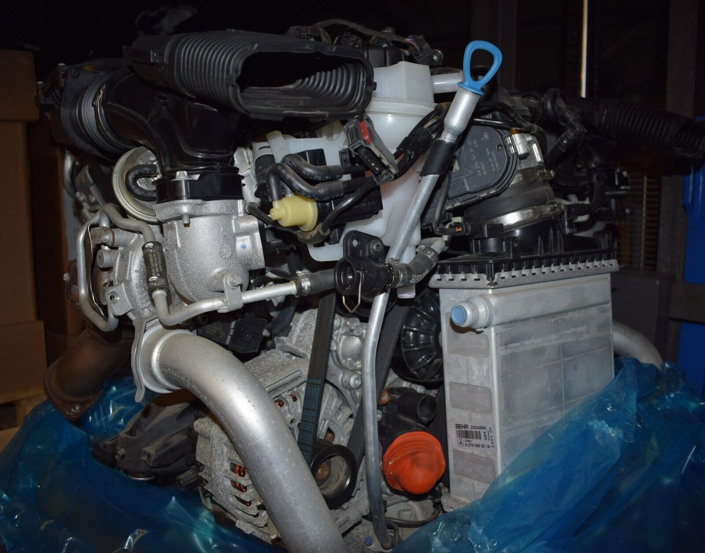 Mercedes w222 S400 M276 Motor Biturbo 276824 Benzin Motor S Klasse a2760105212