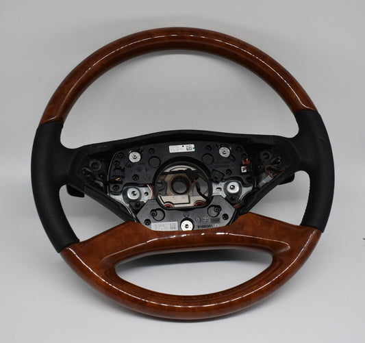 Mercedes Holzlenkrad w216 lenkrad CL S klasse w221 beheizt a2214609903
