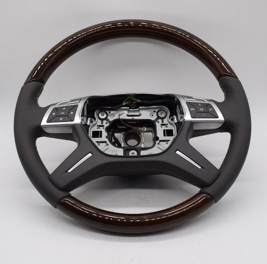 Original Mercedes GL X166 Holz Holzlenkrad w166 Lenkrad Eukalyptus a 1664601503