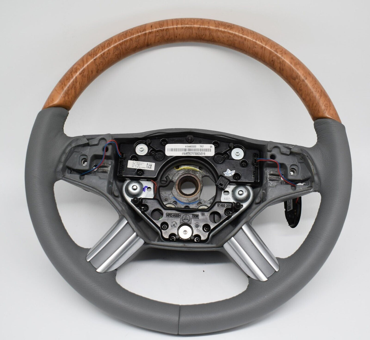 Mercedes Holzlenkrad Holz Lederlenkrad Lenkrad ML w164 steering wheel a164460300