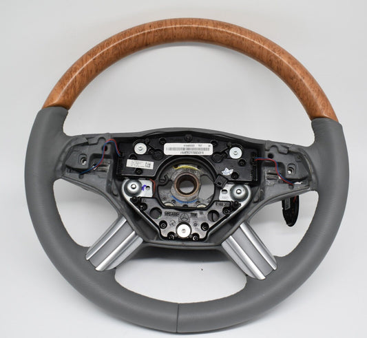 Mercedes Holzlenkrad Holz Lederlenkrad Lenkrad ML w164 steering wheel a164460300