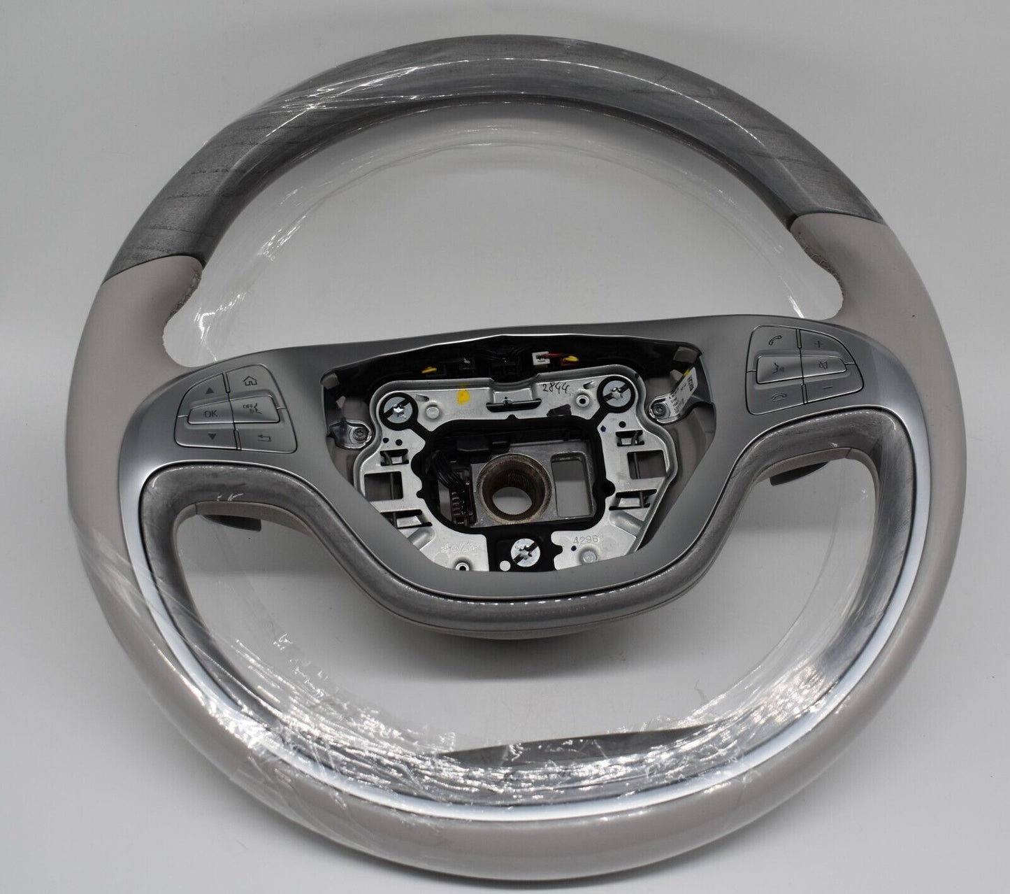 Original Mercedes Holzlenkrad w222 S Klasse Lenkrad Graige heizbar a0024601703