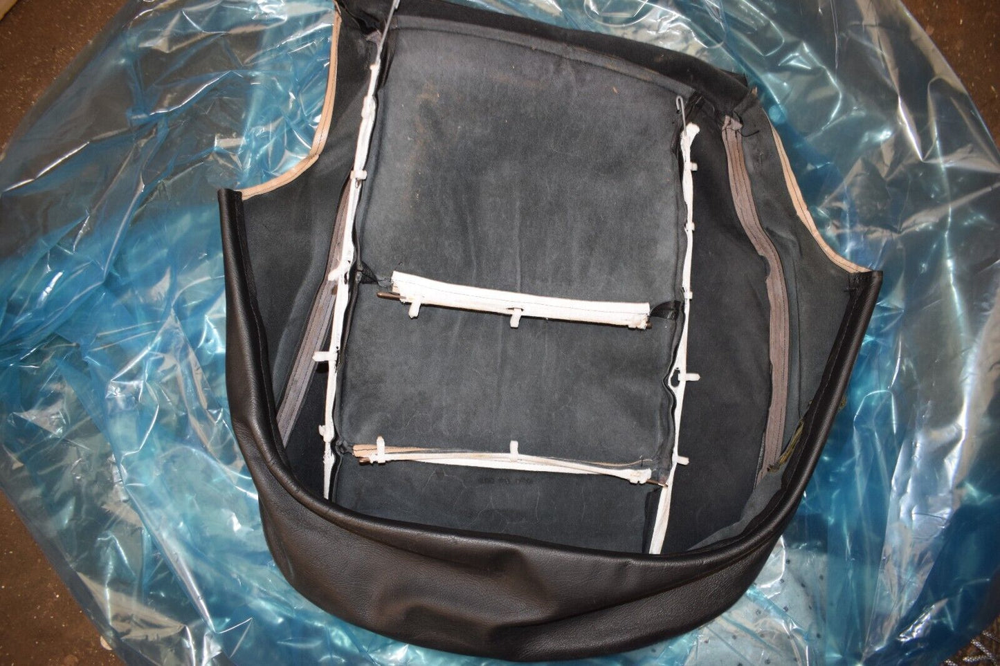 Original Mercedes G Klasse w463 Beifahrersitz unten Leder schwarz Lederbezug