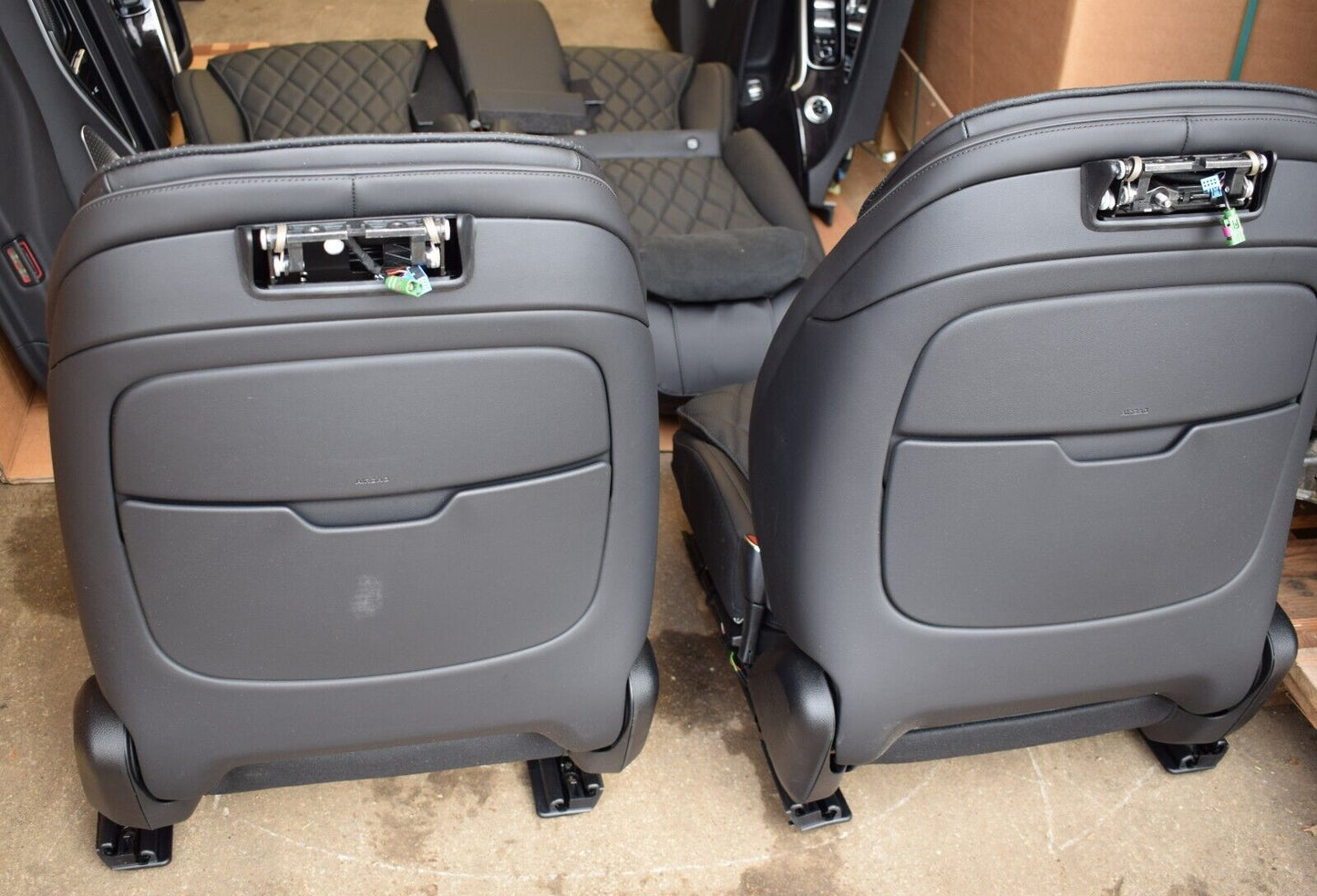 Mercedes w223 S Klasse Sitze vorne hinten Einzelsitze schwarz
