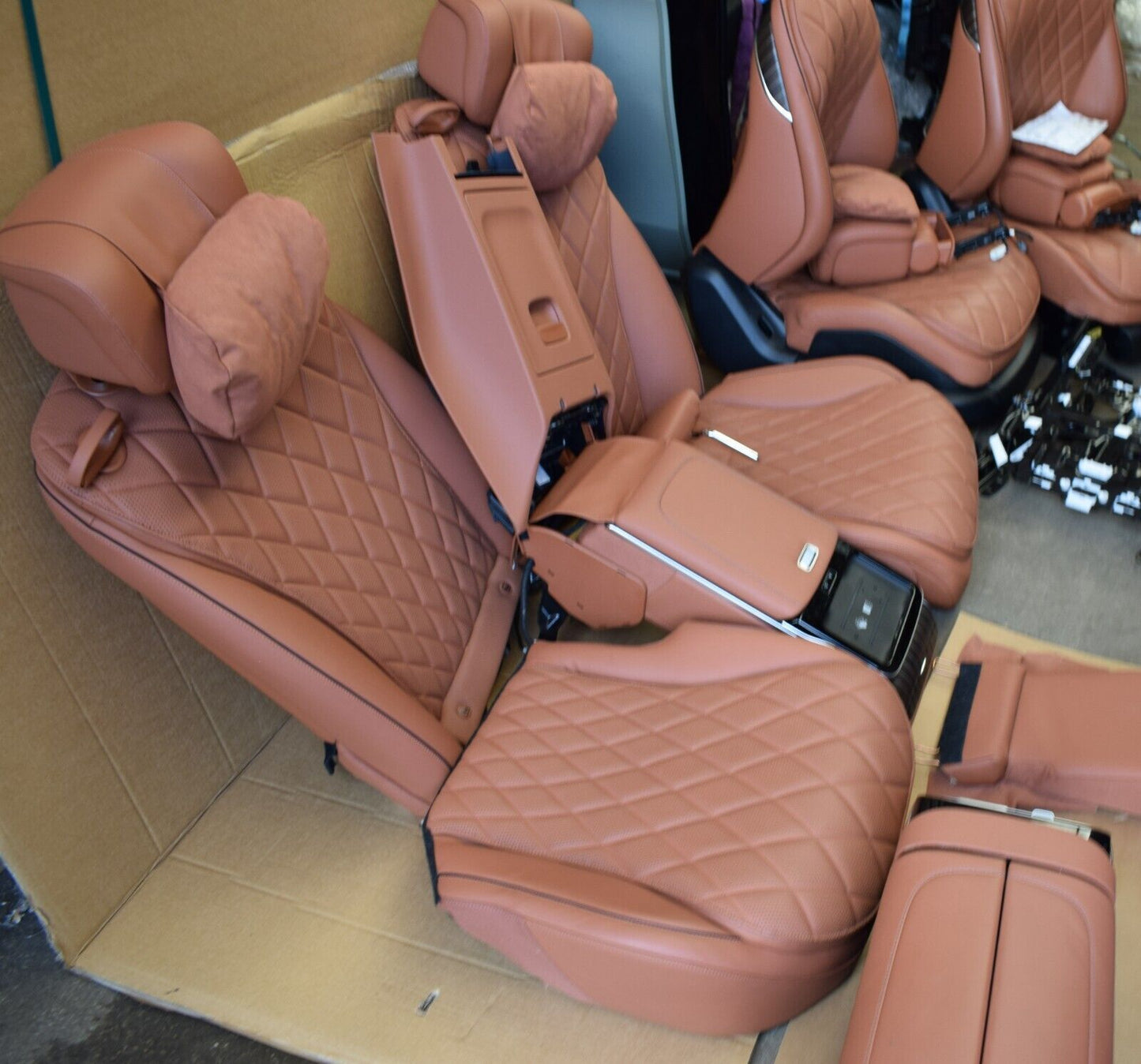 Mercedes w223 S Klasse Sitze Ledersitz Einzelsitze innenausstattung