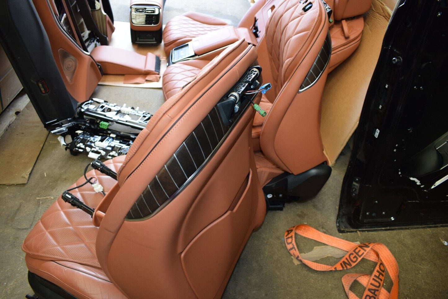 Mercedes w223 S Klasse Sitze Ledersitz Einzelsitze innenausstattung