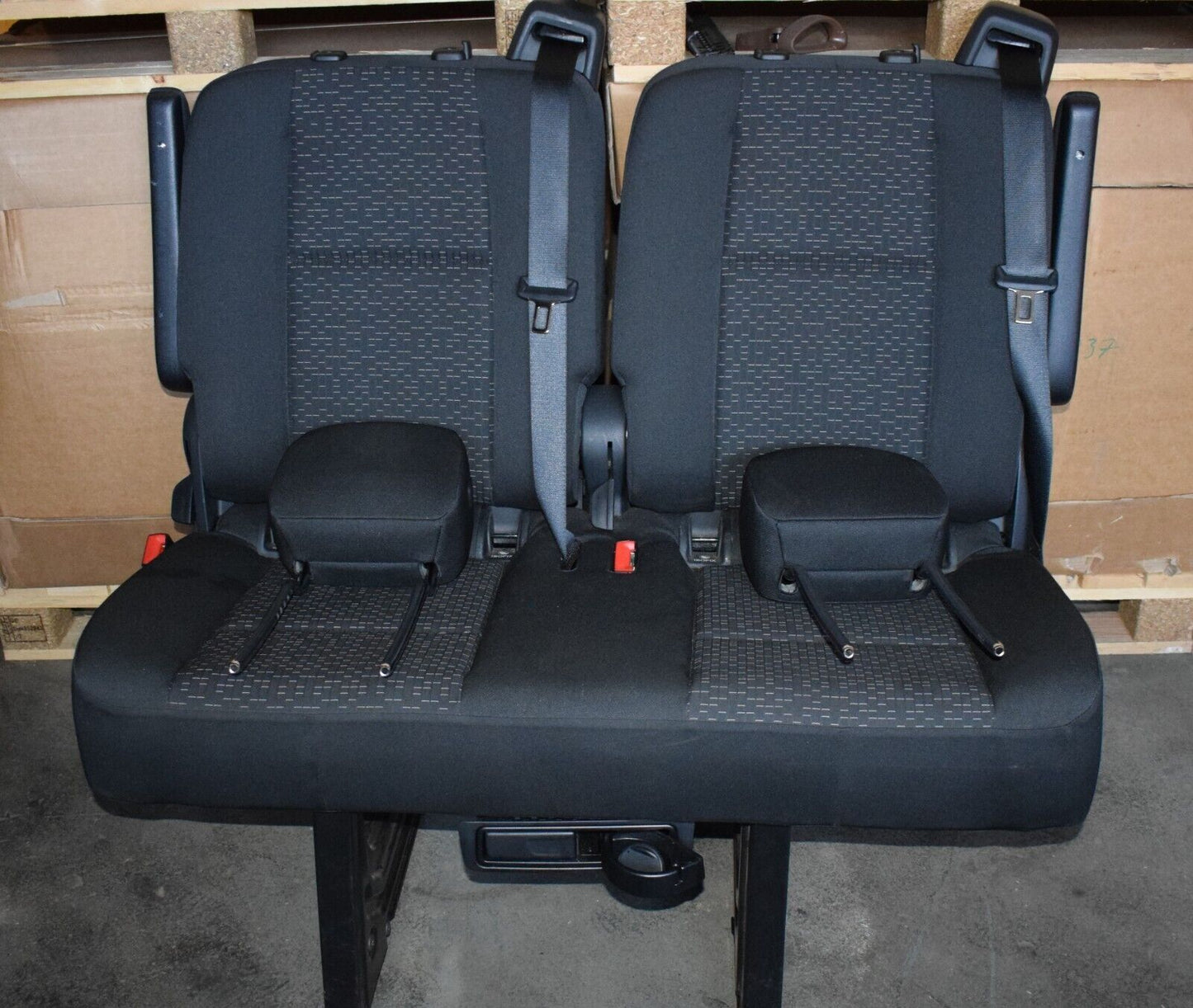 Mercedes w907 Sprinter 2er Sitzbank Doppelsitzbank verstellbare Lehne Komfort