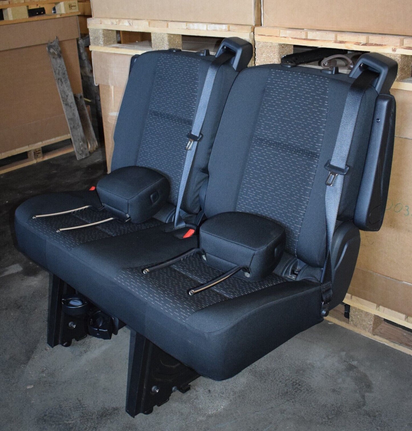 Mercedes w907 Sprinter 2er Sitzbank Doppelsitzbank verstellbare Lehne Komfort