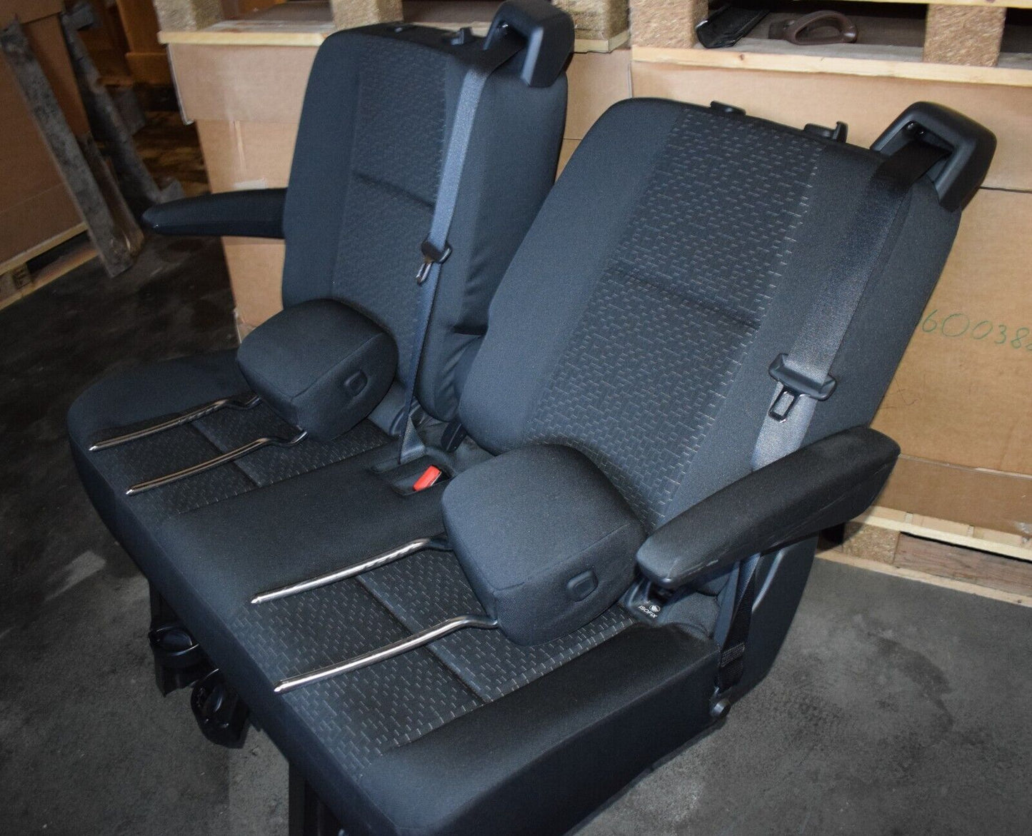 Mercedes w907 Sprinter 2er Sitzbank Doppelsitzbank verstellbare Lehne Komfort