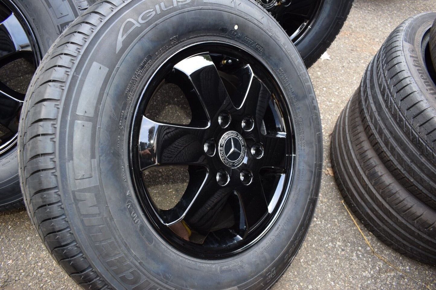 Original Mercedes Sprinter Komplettradsatz Sommer Michelin 16 Zoll 225 75 16C