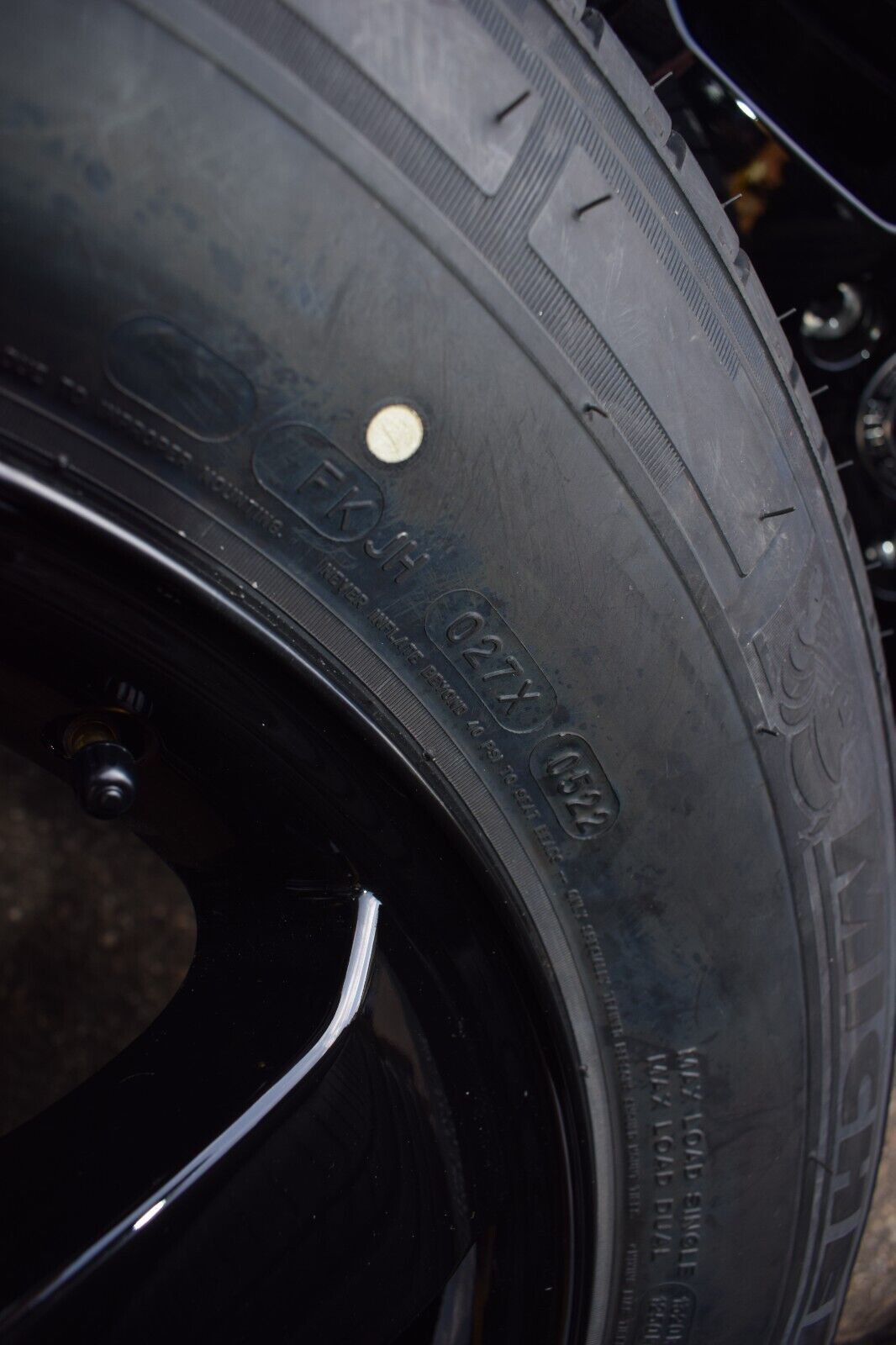 Original Mercedes Sprinter Komplettradsatz Sommer Michelin 16 Zoll 225 75 16C