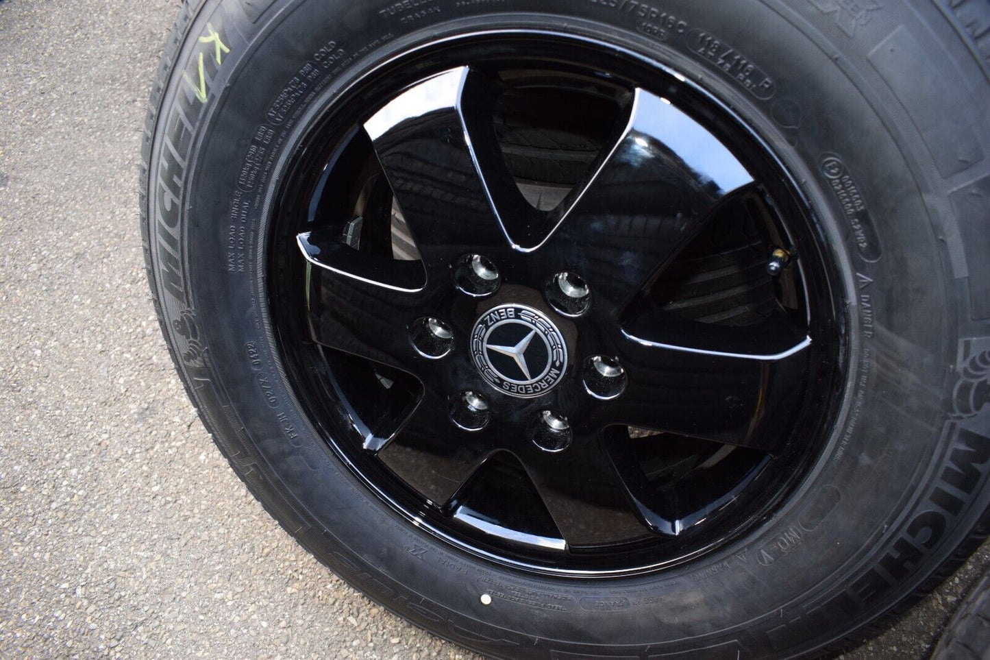 Original Mercedes Sprinter Komplettradsatz Sommer Michelin 16 Zoll 225 75 16C