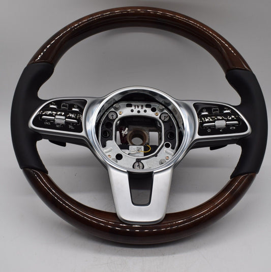 Original Mercedes Holzlenkrad Lenkrad w 213 Leder E Klasse Wurzelnuss 0004607902