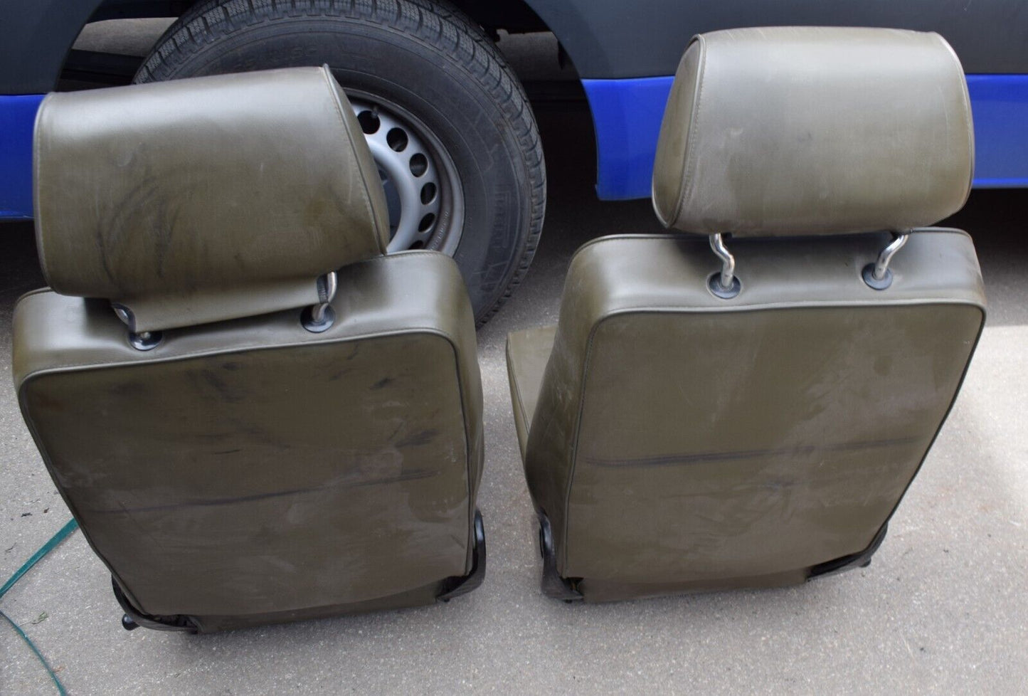 Original Mercedes G Klasse w461 Fahrer Beifahrersitz Grün 461 olivgrün G Wolf