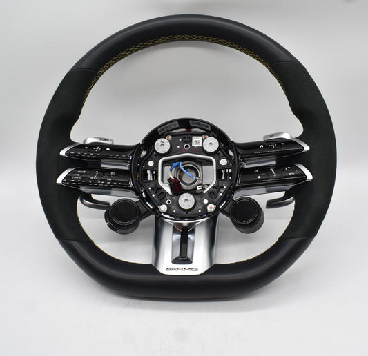 Original Mercedes AMG Performance Lenkrad w223 Leder Drive Unit Alcantara