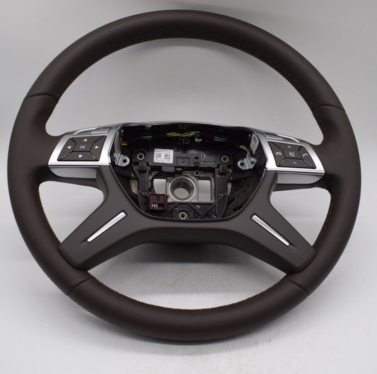 Original Mercedes c Klasse w204 Lederlenkrad Moccabraun a2464602203 Lenkrad