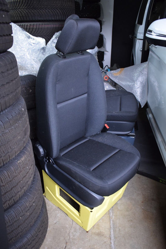 Mercedes w907 Sprinter Sitz Beifahrersitz vorne Rechts Sitzkasten Stoffsitz