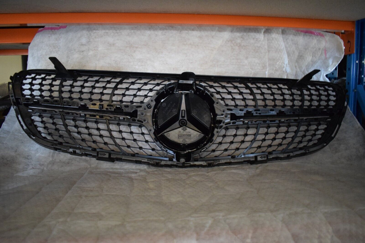 Original Mercedes Kühlergrill Grill w253 GLC AMG 43 Diamantgrill silber