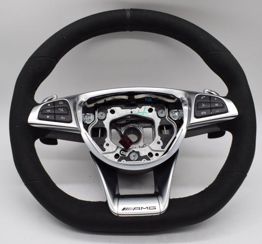 Mercedes Lenkrad AMG Lenkrad GT c190 Cabrio Alcantara a1904600703 schwarz