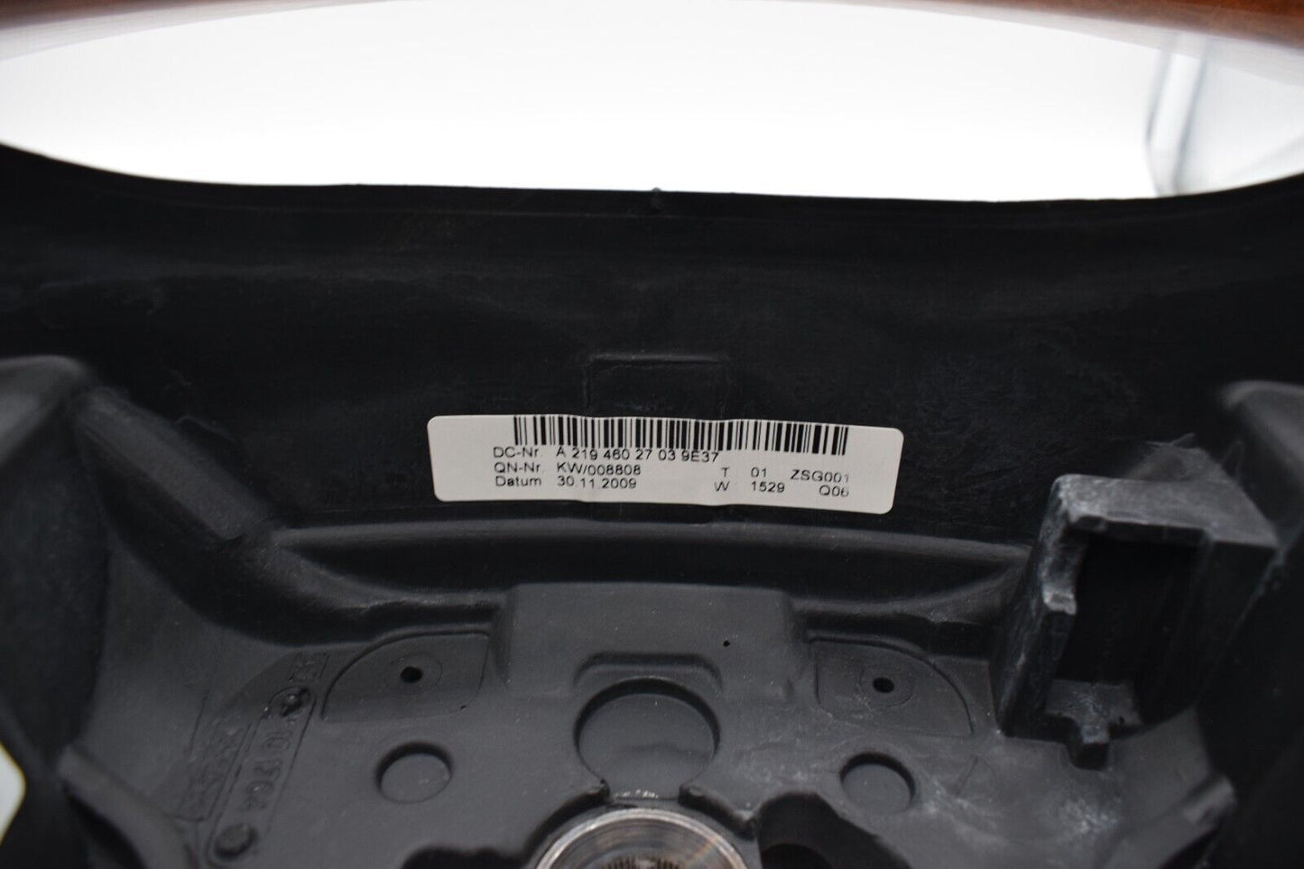 Original Mercedes Lenkrad Holzlenkrad CLK w209 a2194602703 Wurzelnuss schwarz