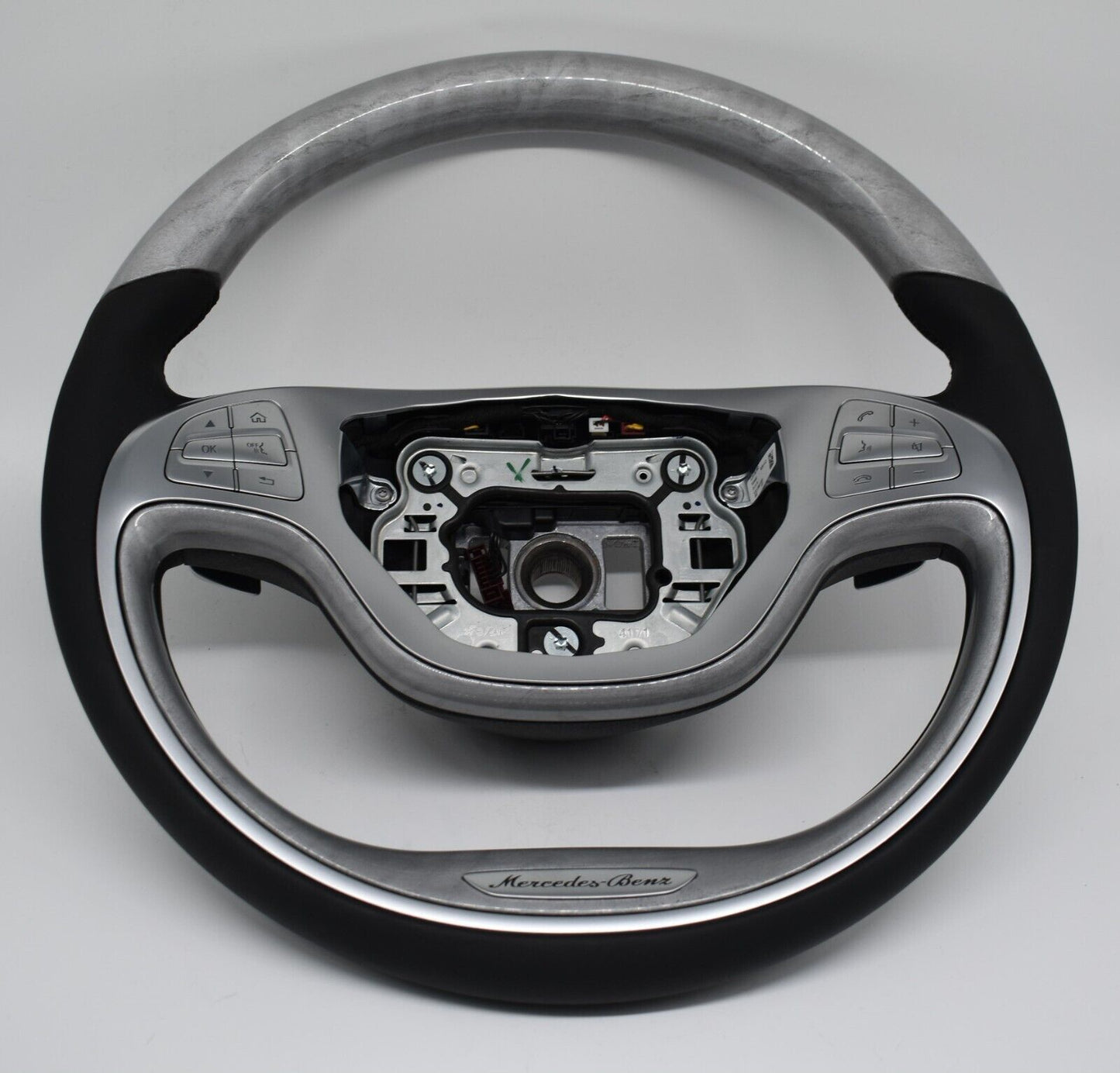 Original Mercedes Holzlenkrad w222 S schwarz a2224605803 heated